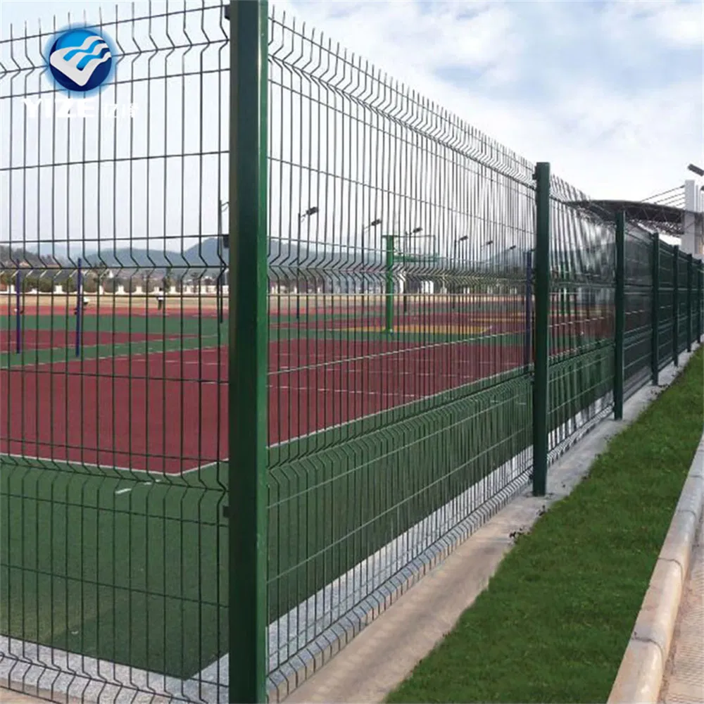 Triangle Bending PVC Coated Welded Wire Mesh Fence