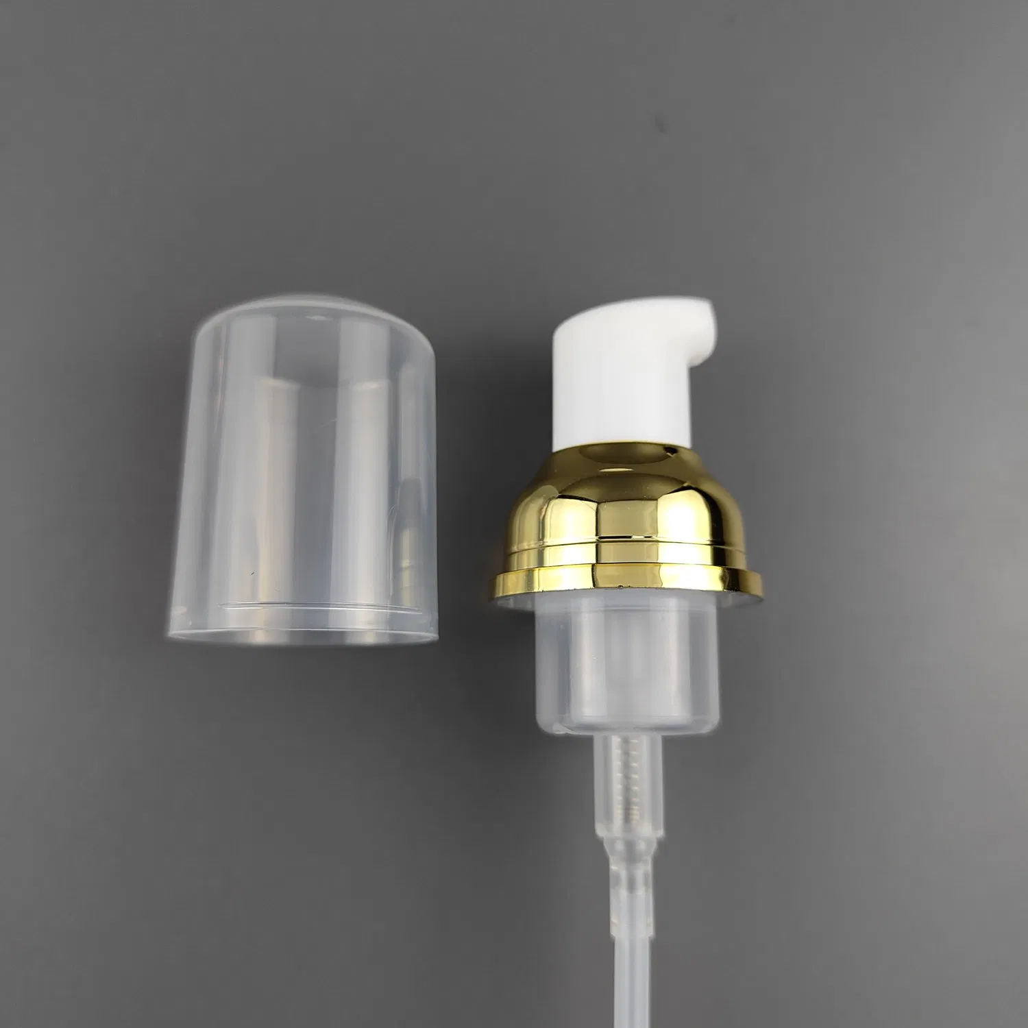 Hot Selling Factory Price White Gold Electro Plating Facial Wash Foam for Bottle