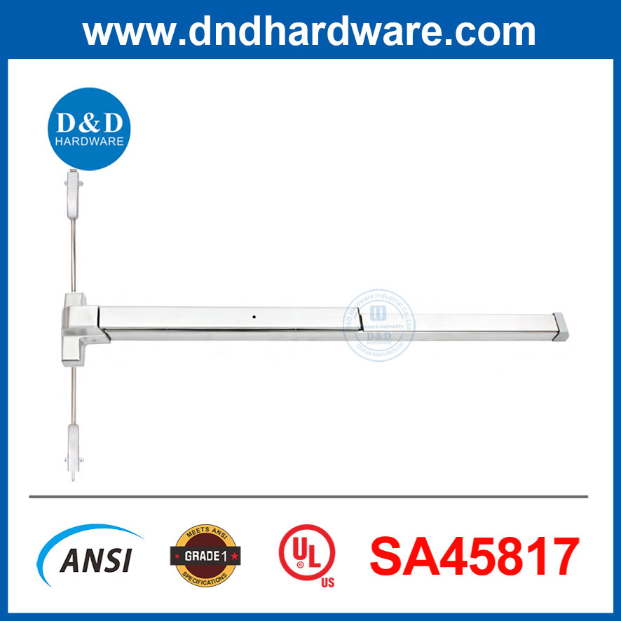 High Security Stainless Steel UL305 Commercial Push Bar Door Locks Panic Hardware