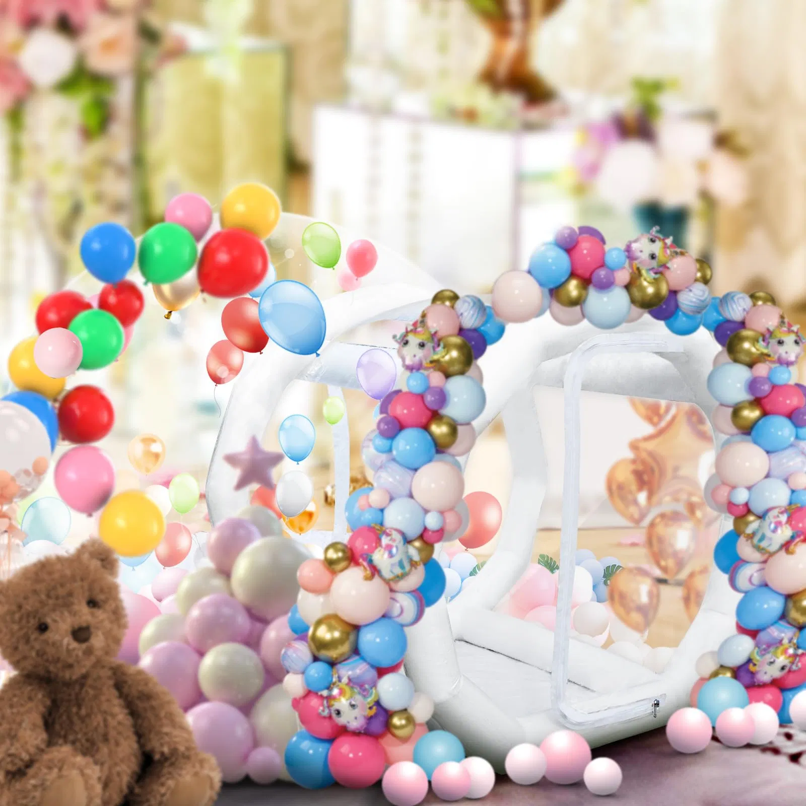 Fashionable Outdoor 3m 4m 5m Inflatable Clear Balloon Dome Tent Inflatable Bubble House