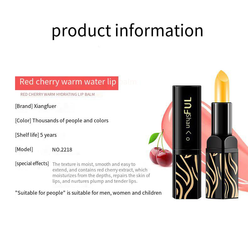 Seline Girl Vitamin E Cosmetic Custom Red Cherry Lip Balm