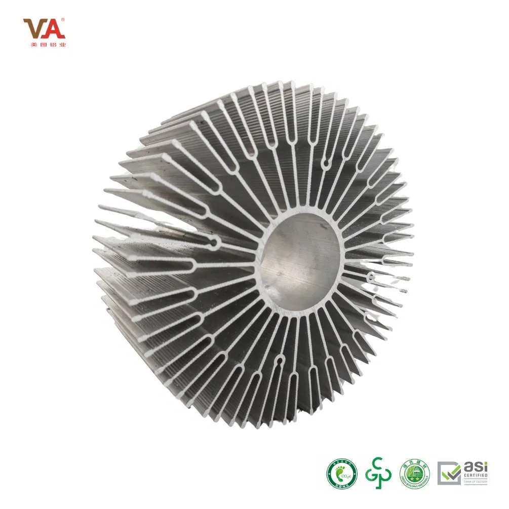 Automotive -Heat Sink Electric Vehicle Battery Cooling Component Aluminum Profile Extrusion