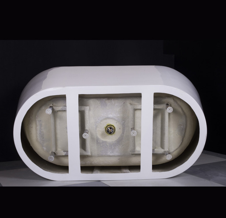 Hotel Exclusive High-End Freestanding White Acrylic Bathtub for Wholesale