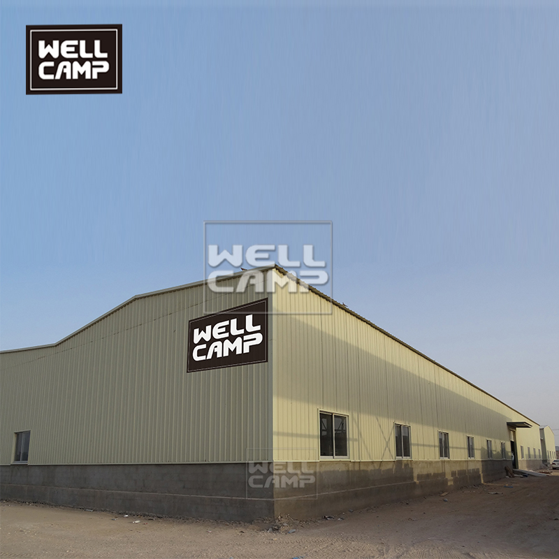 Wellcamp Low Cost Steel Structure Cattle Farm Dairy Cow Farm Barn Shed