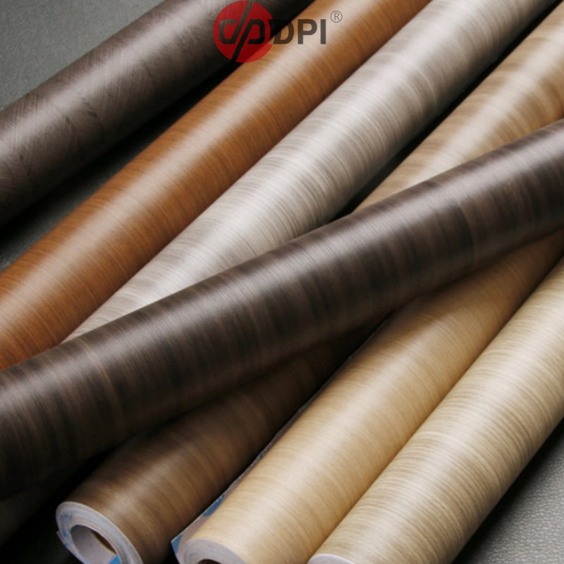 Eco-Friendly Wood Grain Sticker with Embossed Finish for Outdoor Applications