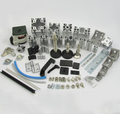 Black Plastic Universal Ball Catch Door for Aluminum Profile