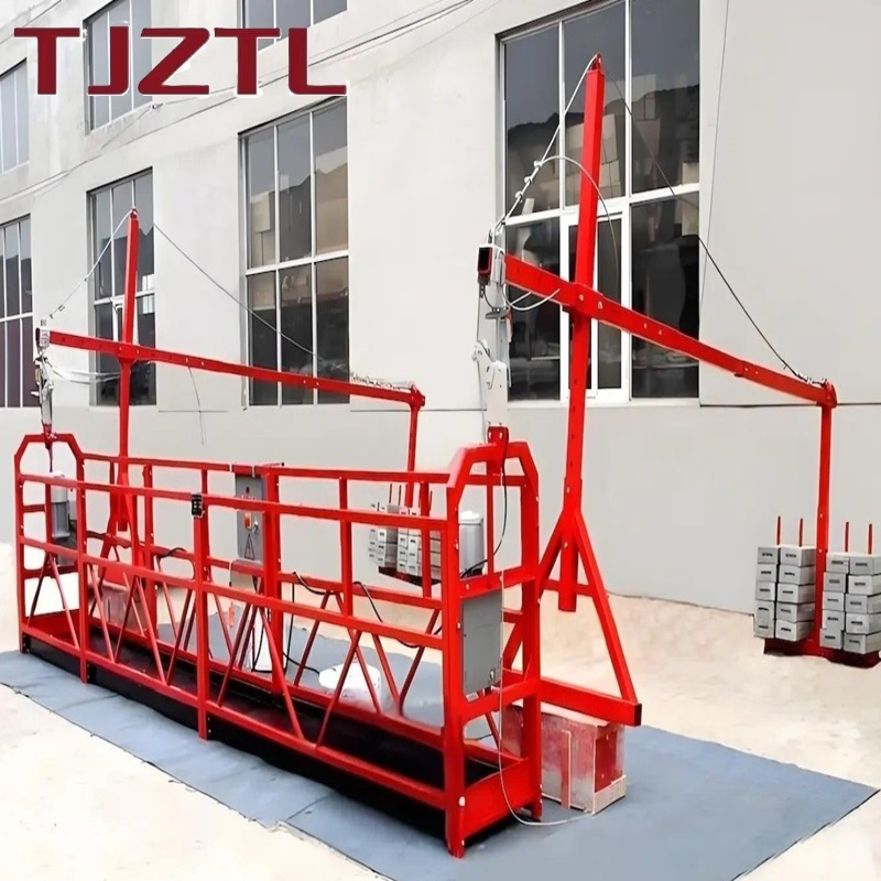 Suspended Platform for Building Exteriors Crafted From Hot-DIP Galvanized Steel