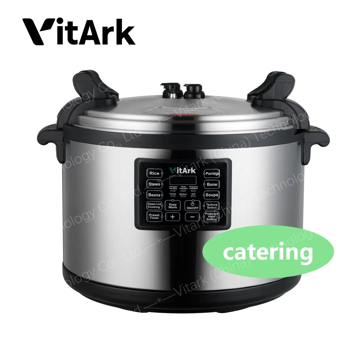 50L Kitchen Appliance Big Size Canteen Commercial Intelligent Industrial Electric Pressure Cooker with CE Certification and Large Capacity Source Factory.