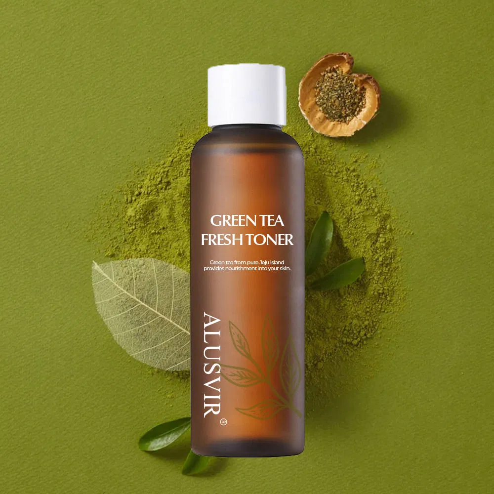Hydrating Aloe Vera Green Tea Facial Soothing Anti Acne Face Toner