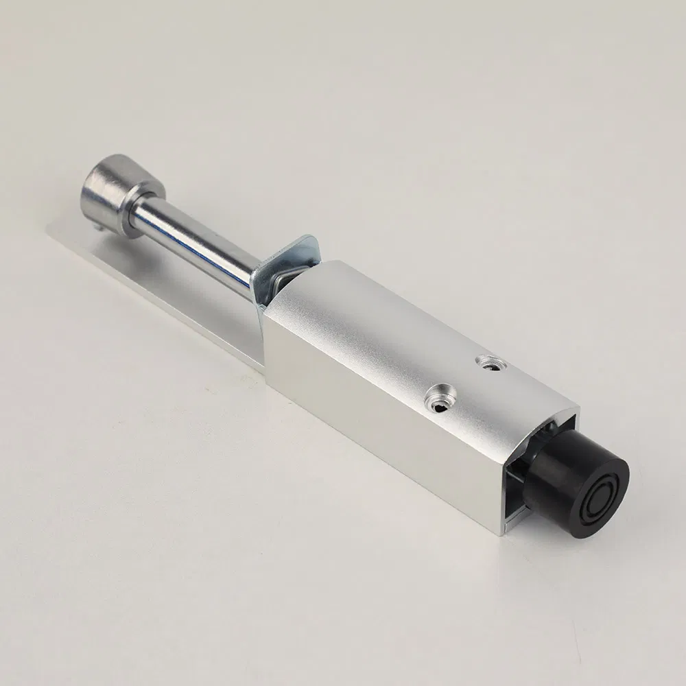 Polishing Aluminum Foot Operated Step on Adjustable Spring Pedal Door Stopper Door Holder