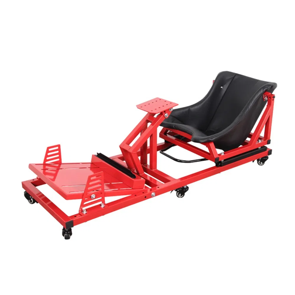 New Kids Kart Car Racing Simulator Seat Steering Wheel Stand for Logitech Figmaster Talon Speed Magic Wheels