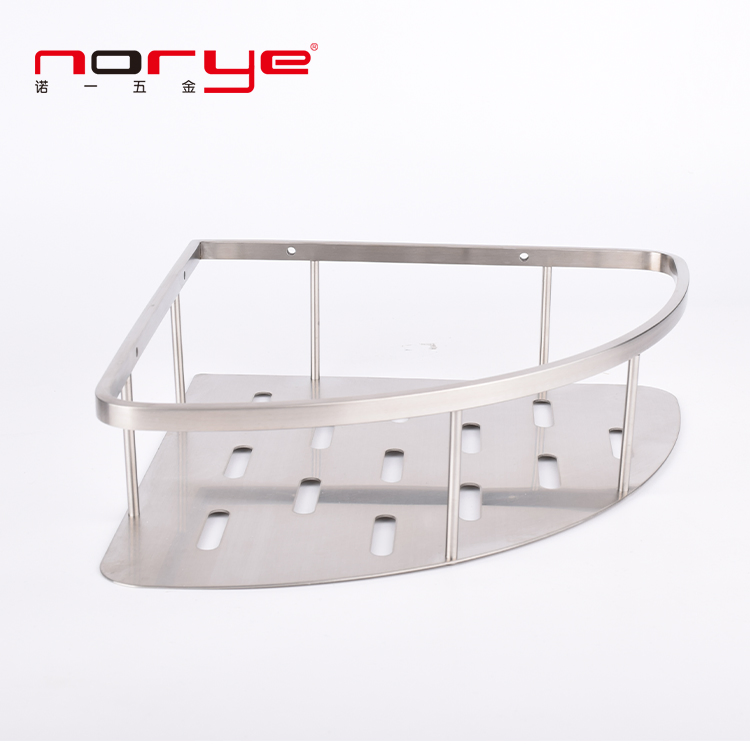 Угловая полка для ванной из нержавеющей стали