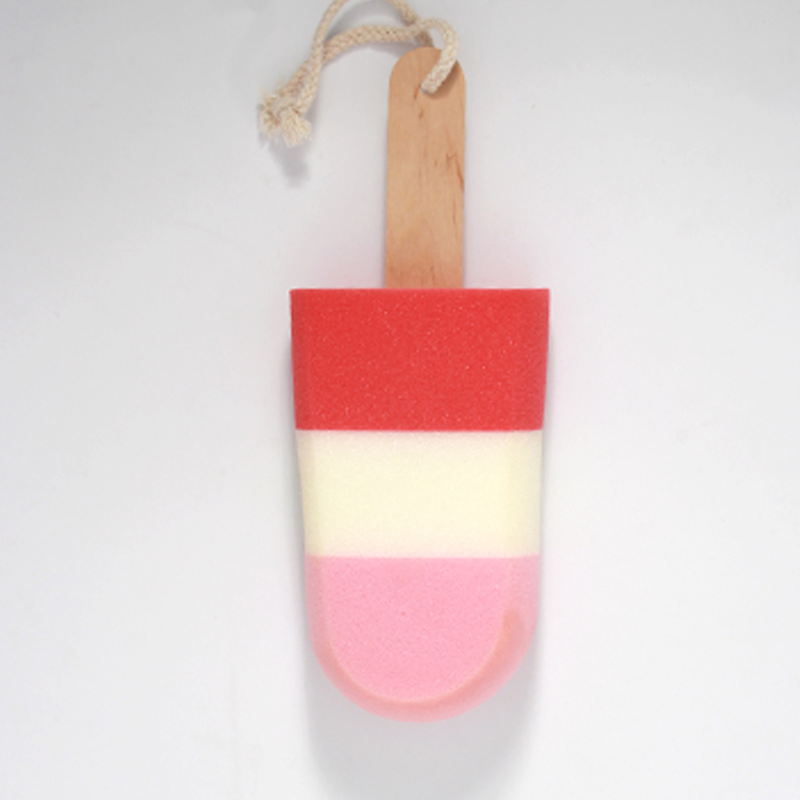 Bath Sponge Ice Cream Lollipop Shower Cute Bath Body Loofah