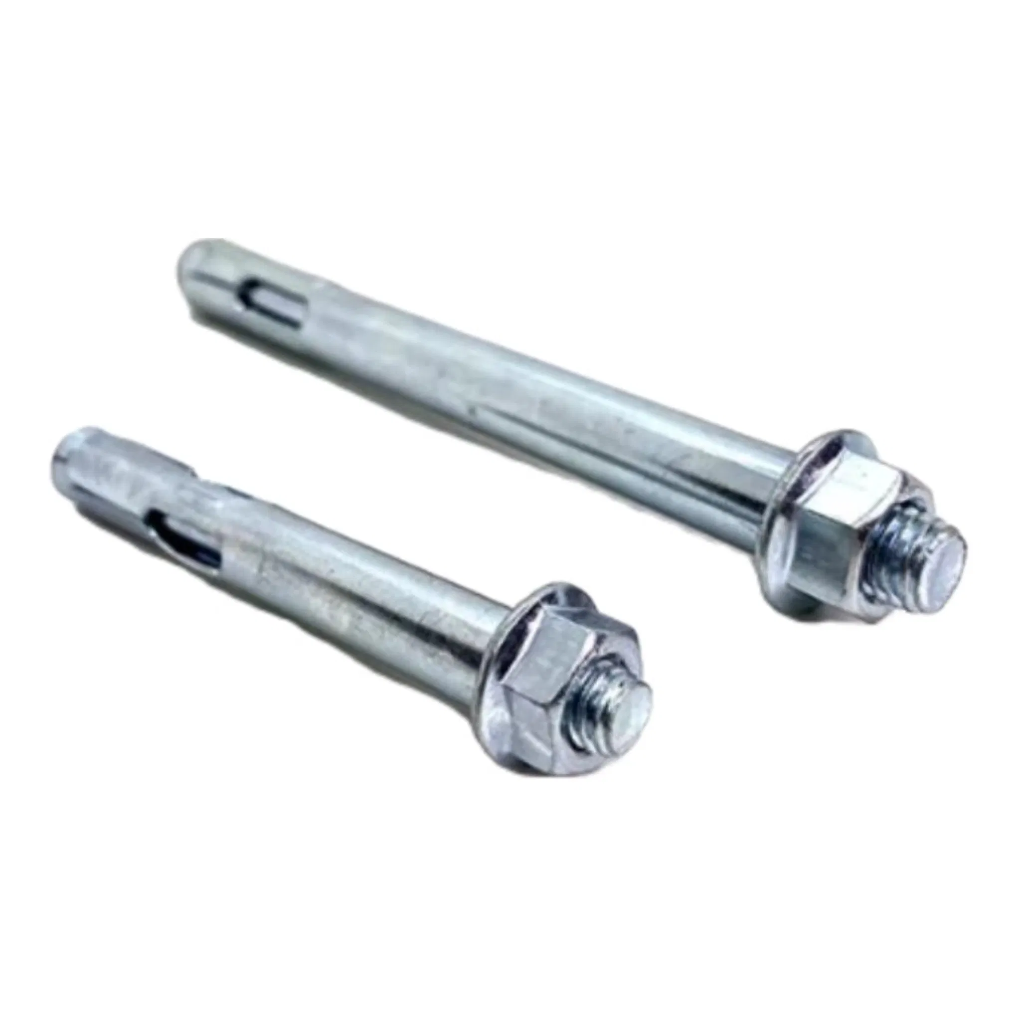 High Precision Galvanized Carbon Steel Hexagonal Flange Nut Expansion Sleeve Anchor Bolt