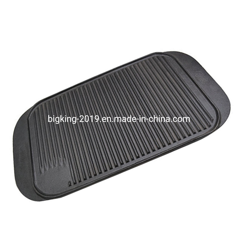 Pre-Seasoned Cast Iron Grill Pans Griddle Pans