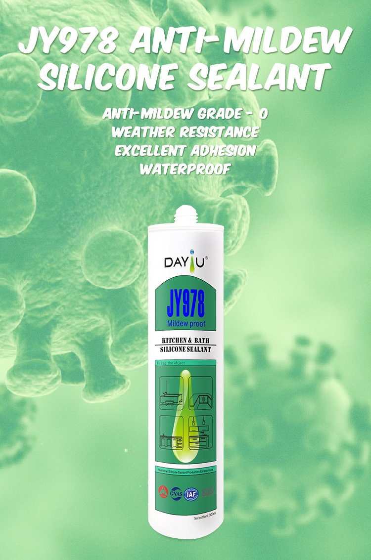 Герметик силиконовый для ванной и кухни, устойчивый к плесени