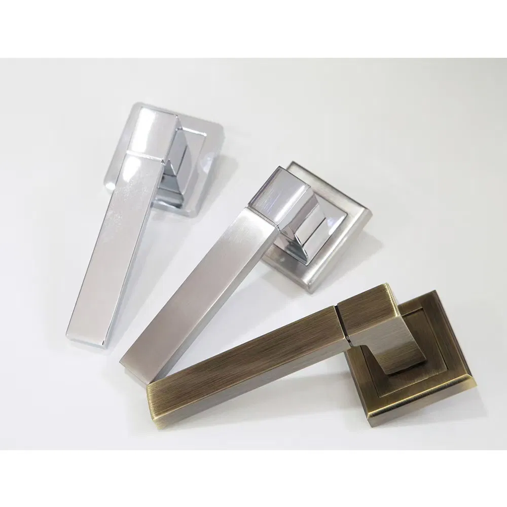 Bathroom Interior Mortise Lock Lever Latch Set Tubular Door Handle Set Plastic Handle Steel Pull Handle Ferragens Para Vidro Manija De Puerta De Acero