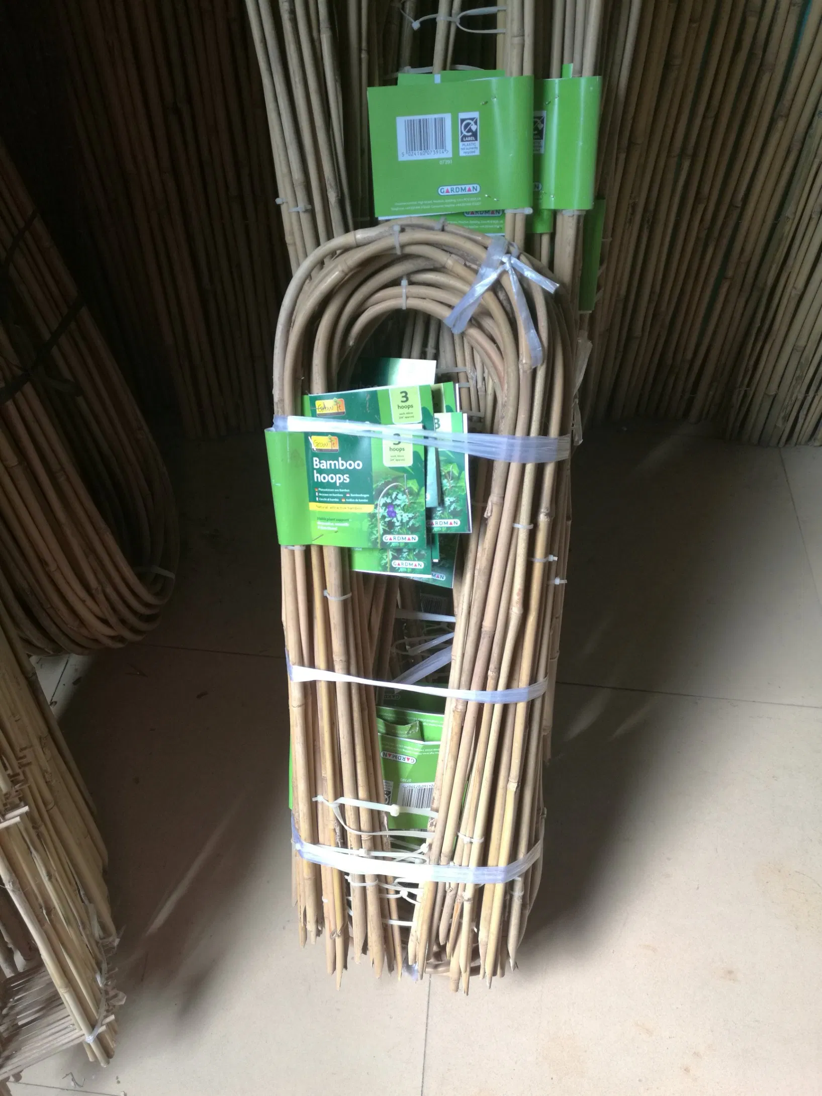 Cheap Quality Bent Bamoo Cane