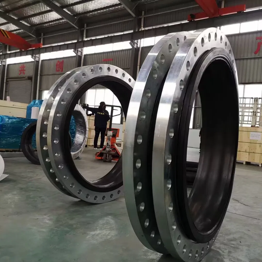 DN1200 Single Wave Hypalon Flexible Rubber Expansion Joint Compensator