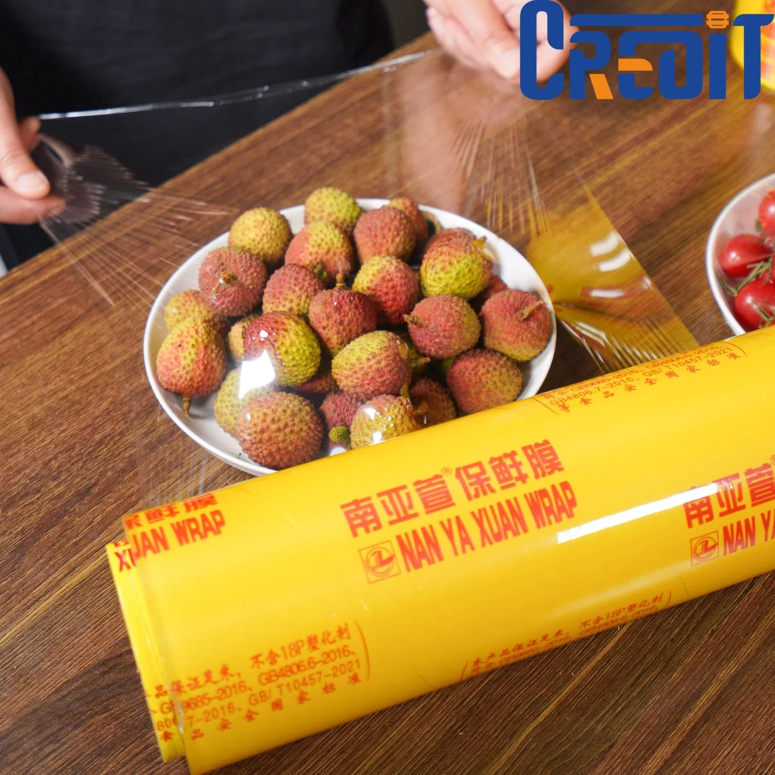 Credit Slide Cutter Box Type PVC Food Cling Stretch Films