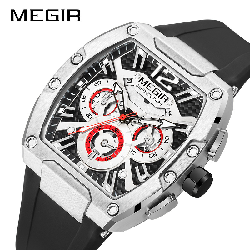 Hot-Selling Megir 8112g Brand Men's Fashion Style Sports Luminous Quartz Watch