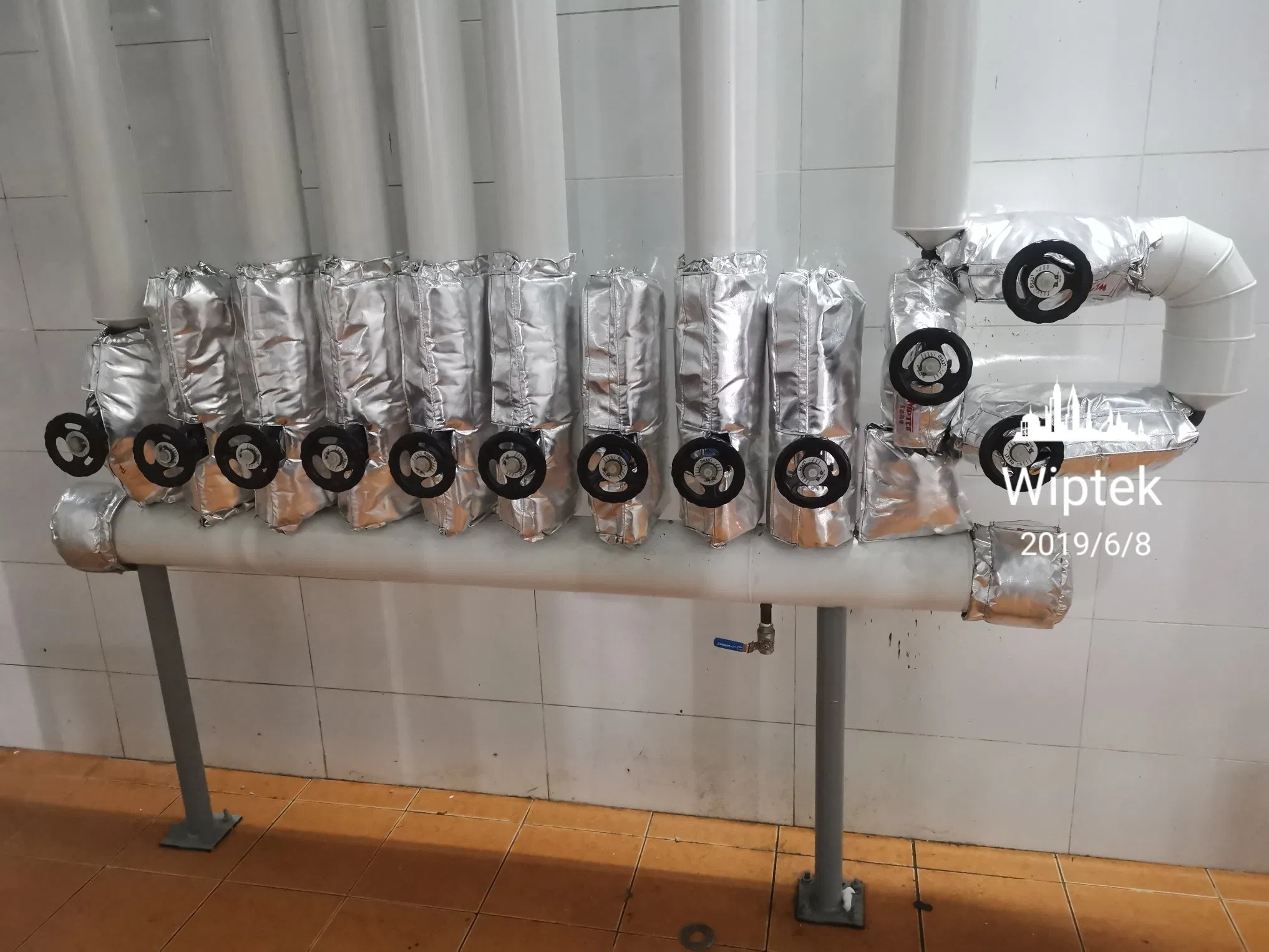 Fireproof Silicone Coating Cloth Insulation Cover for Globe Valve
