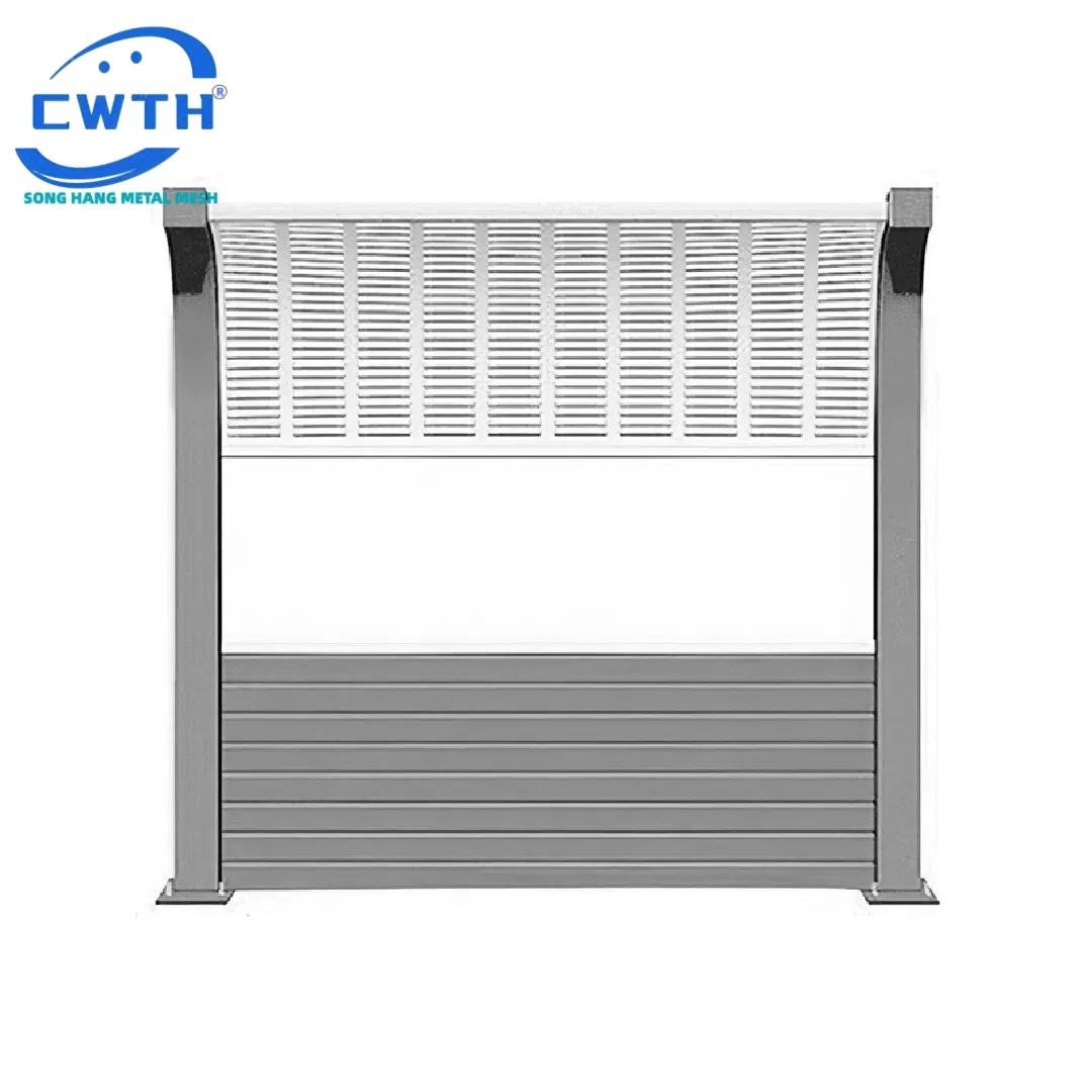 Factory Outdoor Noise Acoustic Sound Barrier Wall Clear Sound Barrier for Road Sound Barriers