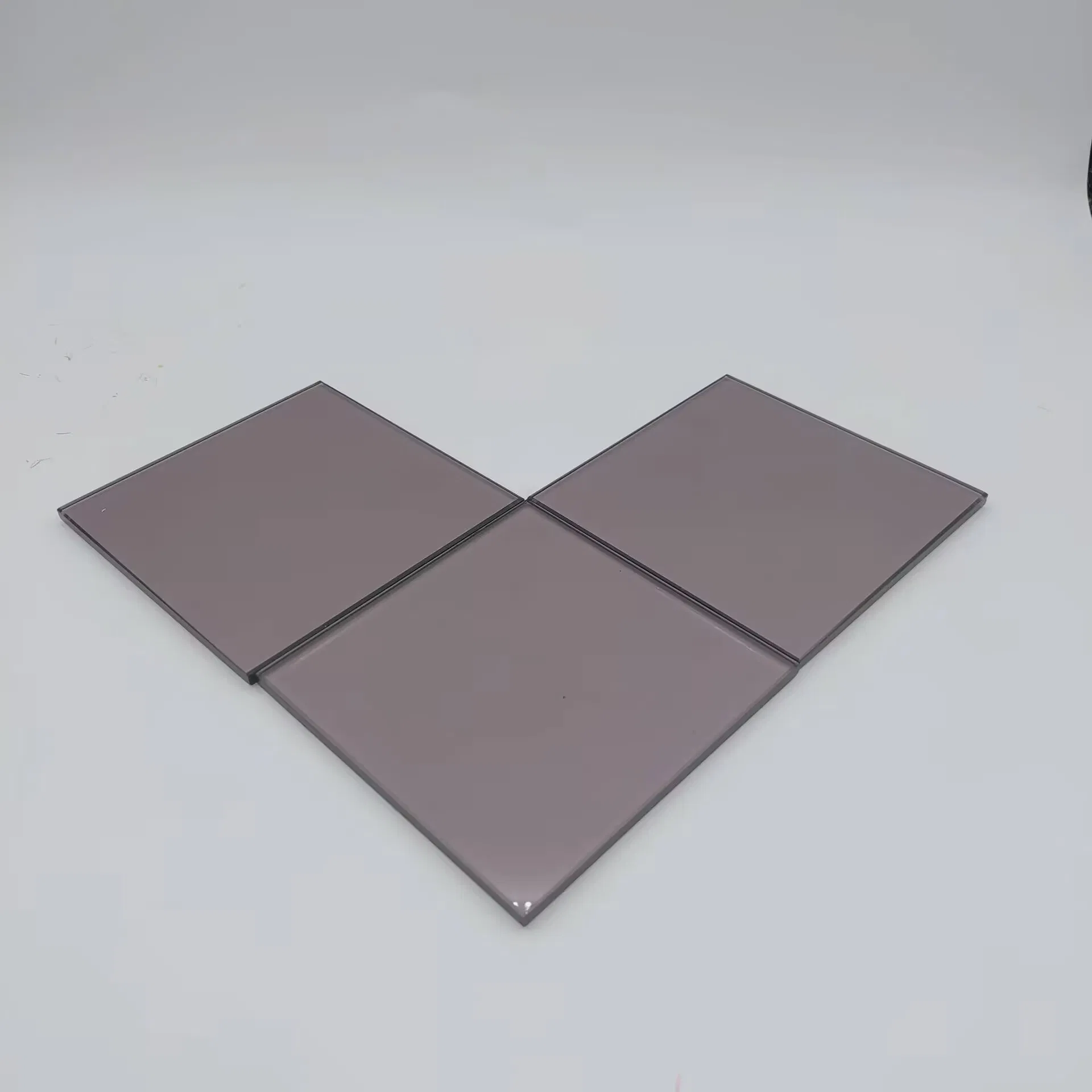 4mm 2440*1830 Purple Float Glass for Decorative/Furniture/Architecture
