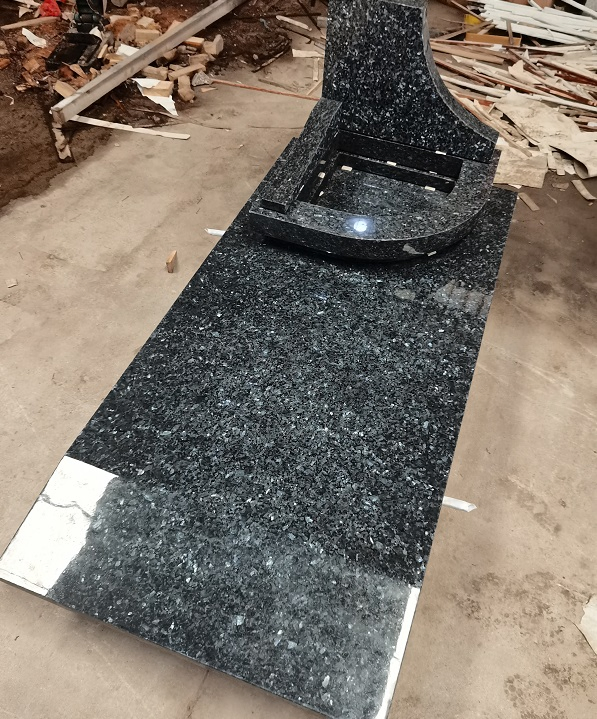 Graveside Stone Monuments Cemetery Memorial Headstone Angel Cameo Granite Tombstone