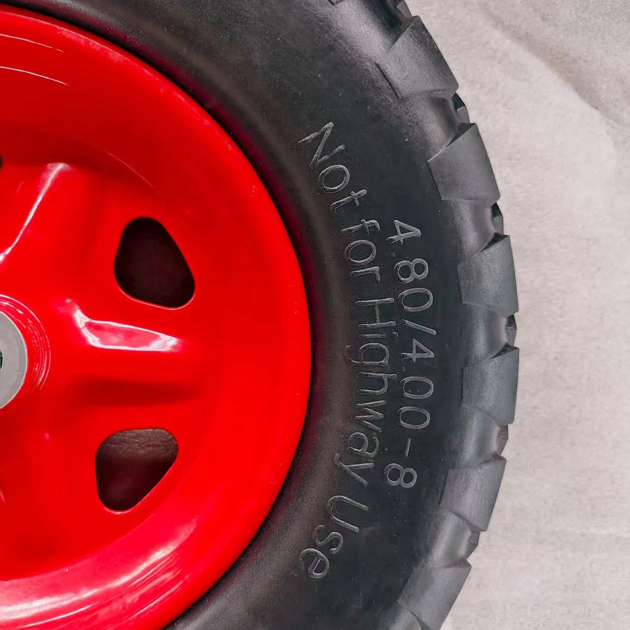 Flat-Free PU Foam Wheel 4.00-8 4.80-8 for 16 Inch Wheelbarrow Wheels