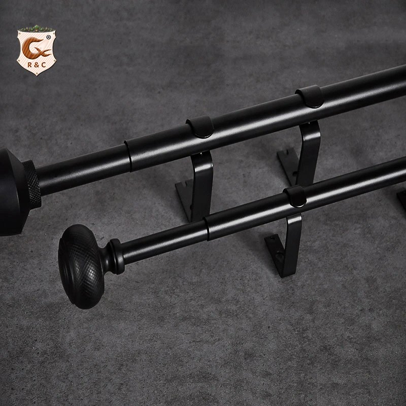 Manufacture Curtain Rod Bracket and Metal Curtain Rod Sets