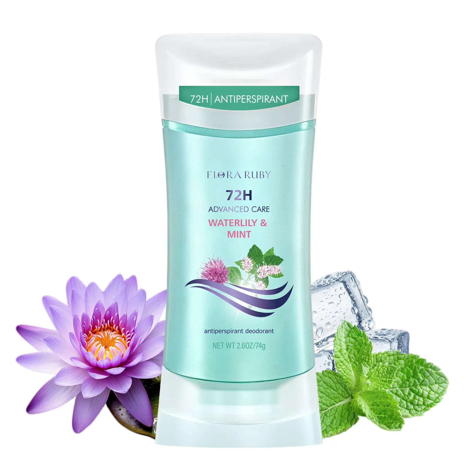 Portable Organic Deodorant Featuring Non-Irritating Pearl Beads for All-Day Freshness
