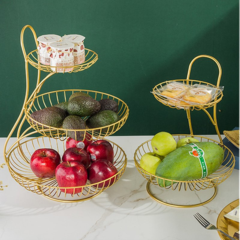 Hot Selling Kitchen, Living Room, Metal Snacks, Fruit Storage Basket