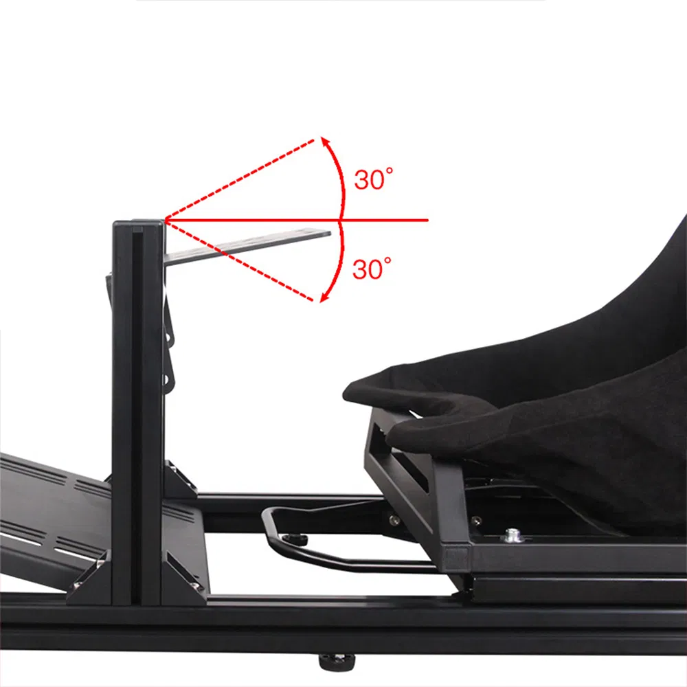 Factory Custom Aluminum Racing Seat Simulation Machine Kart Simulator Steering Wheel Bracket Stand