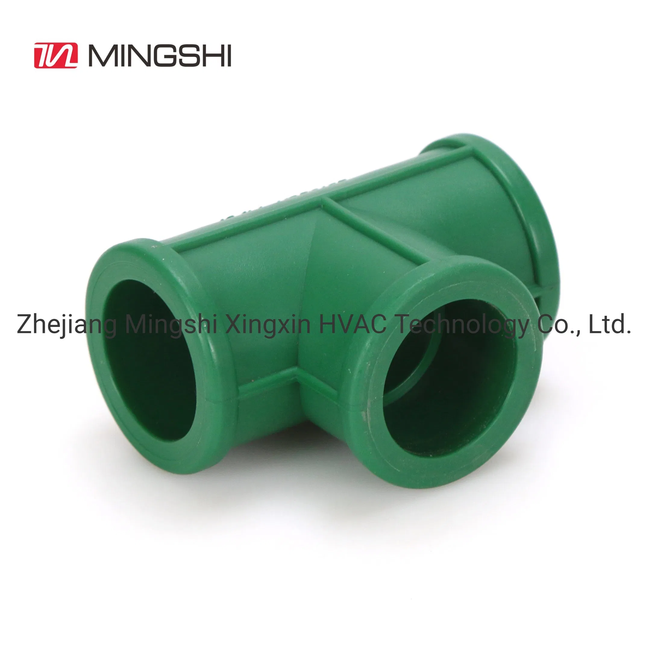 High Standard Plumbing Water Fitting Green White Plumbing Water Fitting Tee PPR Pipe Fittings
