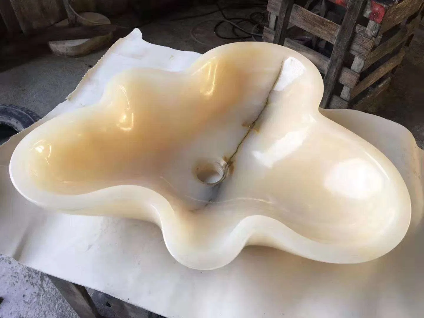 Customized Natural Marble Wash Basin Designs