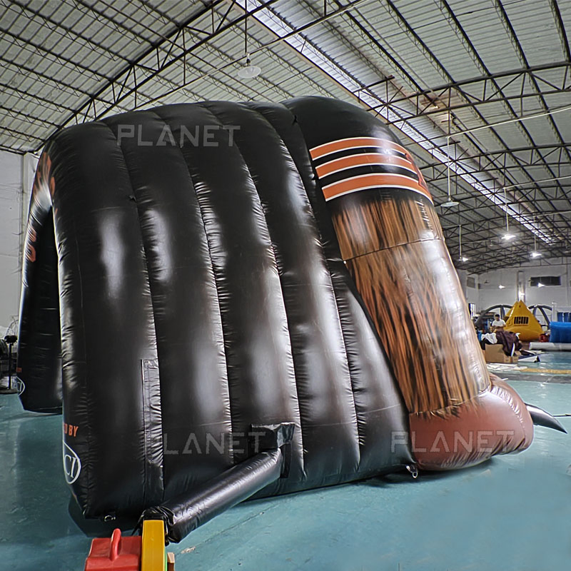 Customized Outdoor Giant Inflatable Bear Tunnel for Football Team
