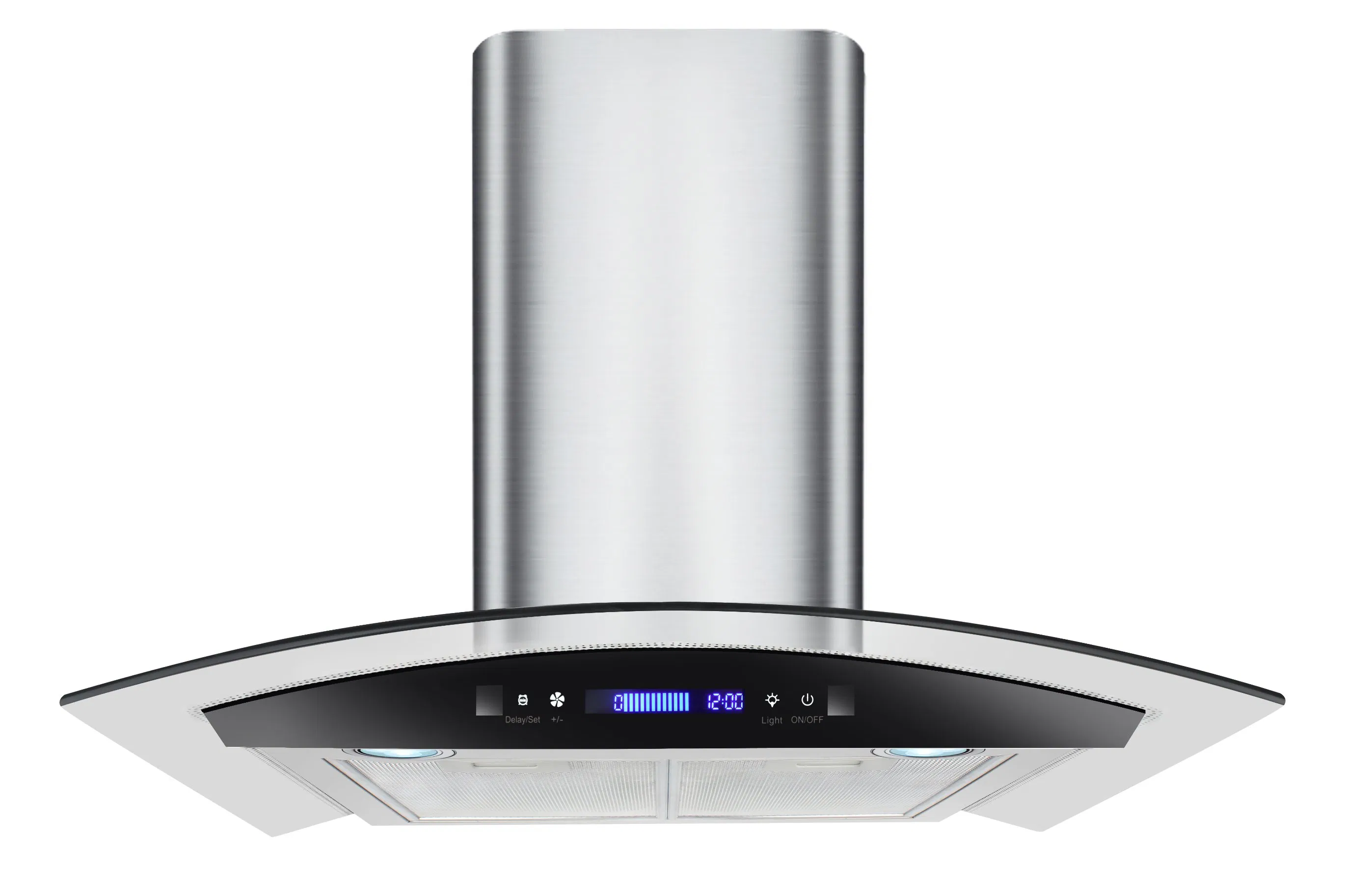 Premium Black Stainless Steel 900mm Wall-Mounted Range Hood
