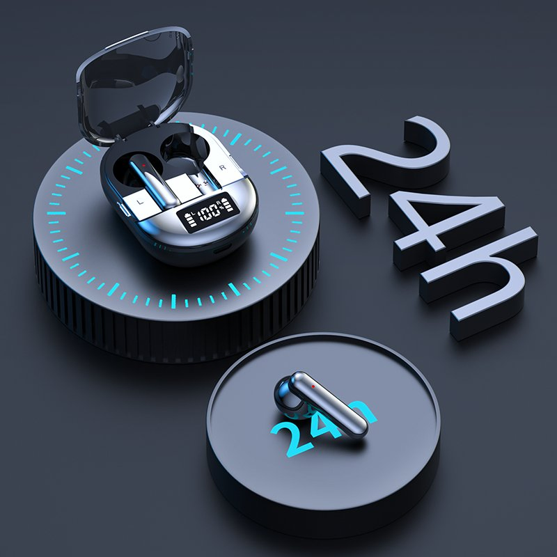 Наушники TWS Hi-Fi стерео с шумоподавлением и LED дисплеем