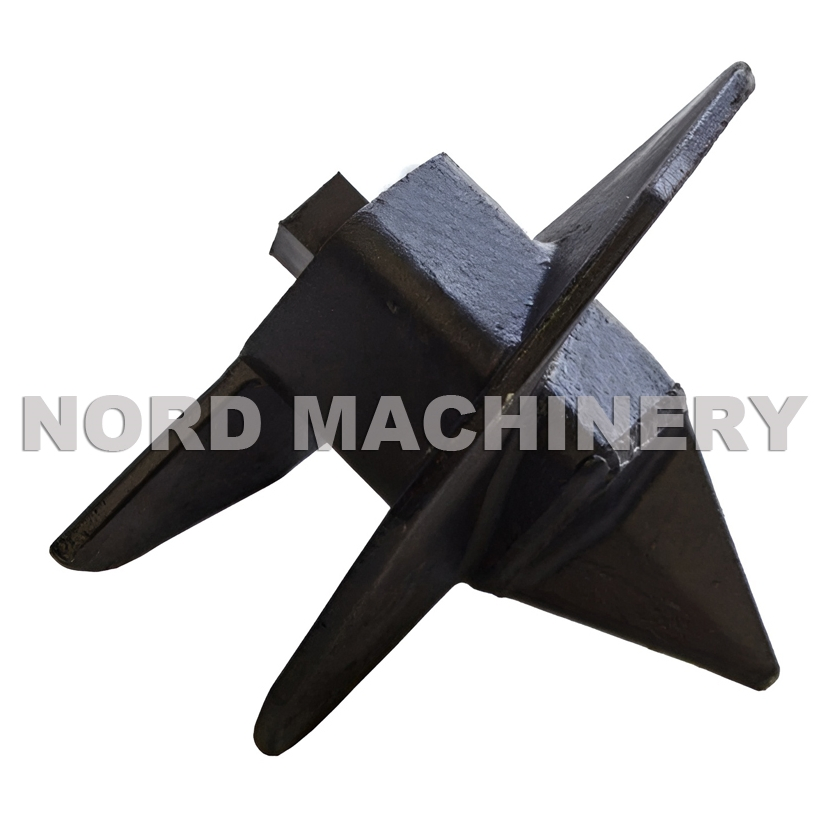 Steel Welded Solid Hub Single Helix Power Driven Earth Anchor