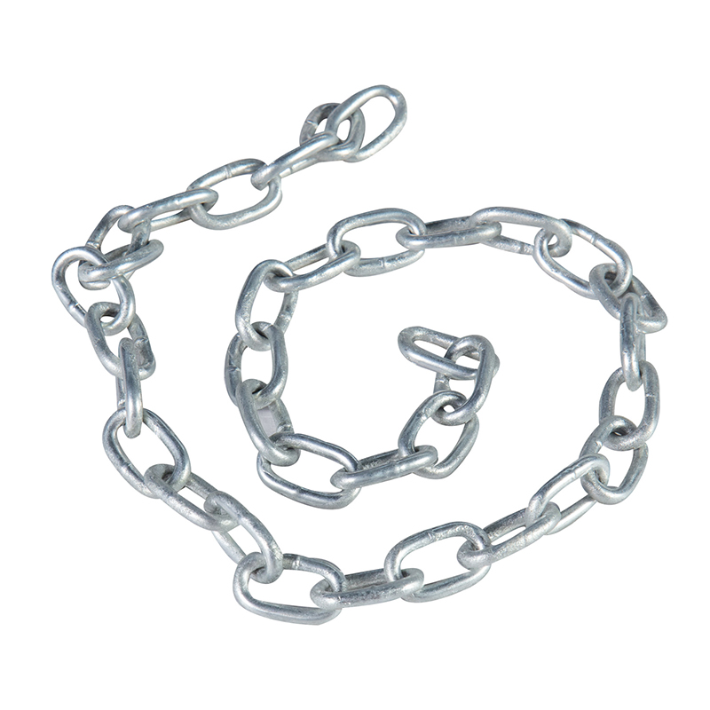 Electro Galvanized DIN5685A Metal Welded Short Link Chain for Lifting