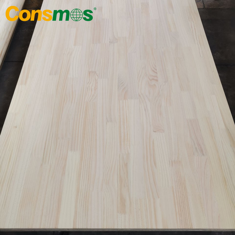 Cheap 1220*2440mm 24mm/30mm Waterproof Radiata Pine Wood Finger Joint Board Laminated Lumber for Decoration
