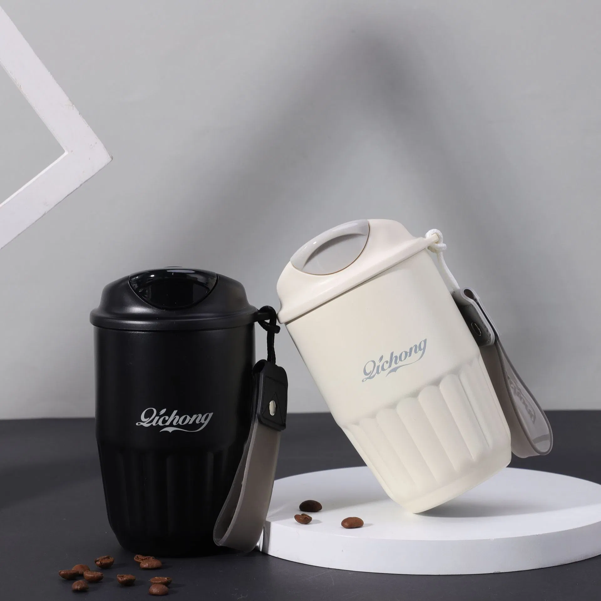 410ml Ceramic Liner Thermos Coffee Mug for Gift