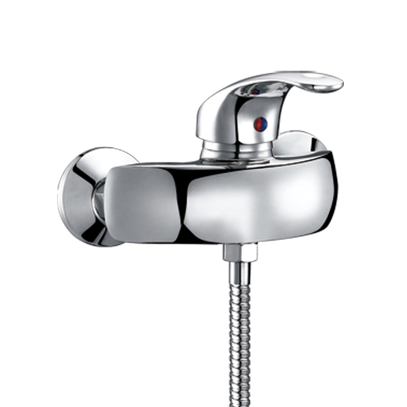 Single Handle Chrome Plating Wall Mounted Bath Faucets for Bathroom