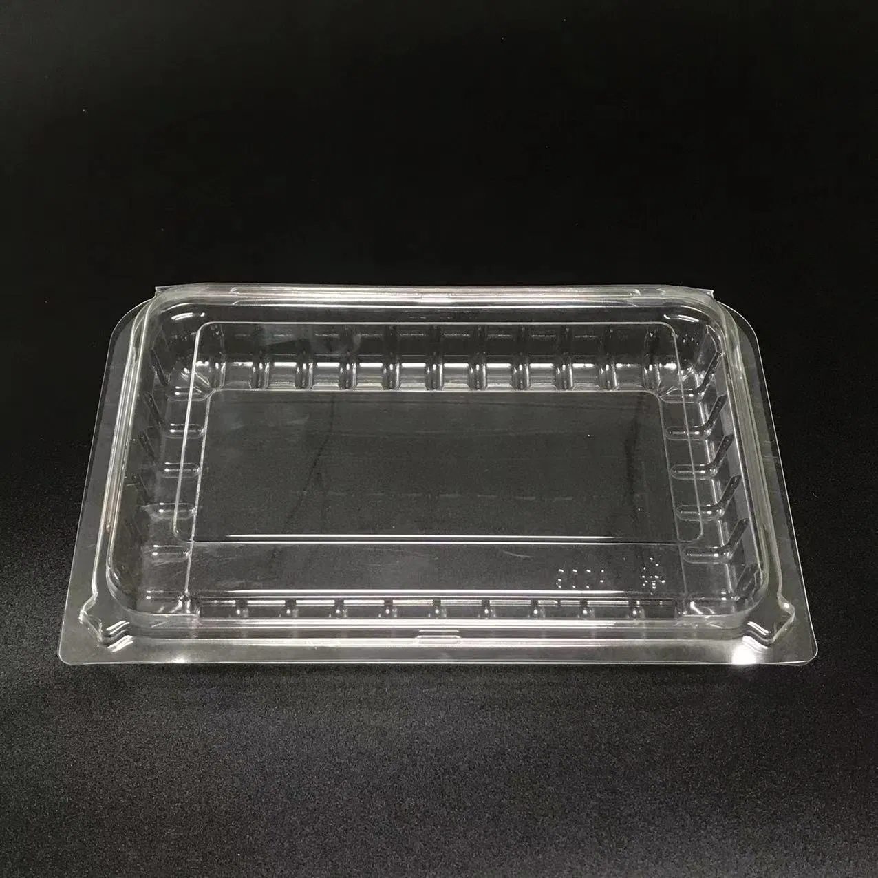 PET packaging box for suppermarket fruit and meats