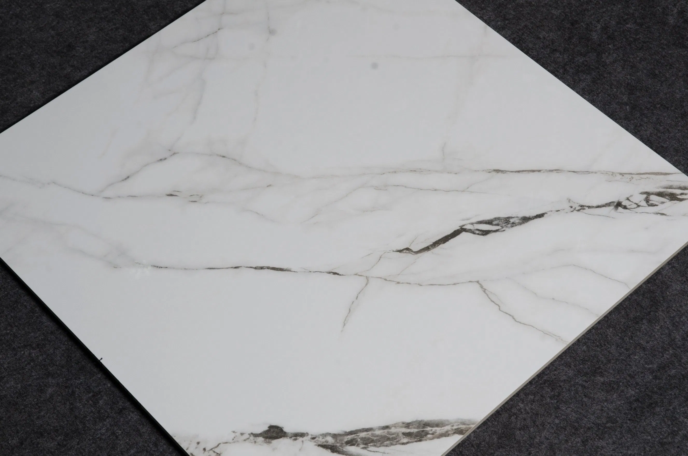 Hot Sale 600X600 White Polished Glazed Porcelain Floor Tile