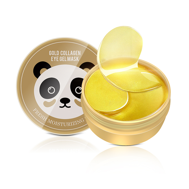 Organic Collagen Under Eye Maskss Hydrogel Gel Crystal Gold Moisturizing Eye Mask Patch