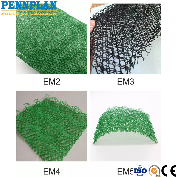 Slope Greening Material Tri-Dimesion Plastic Geomat 3D Geomat