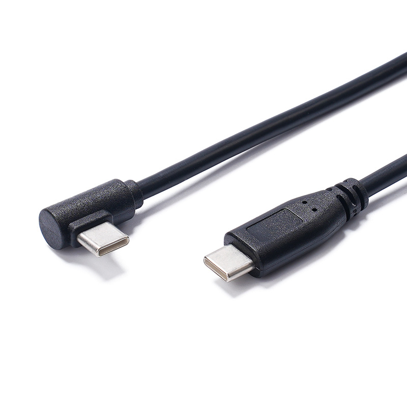 Кабель Type-C 60W с двойным изгибом для быстрой зарядки