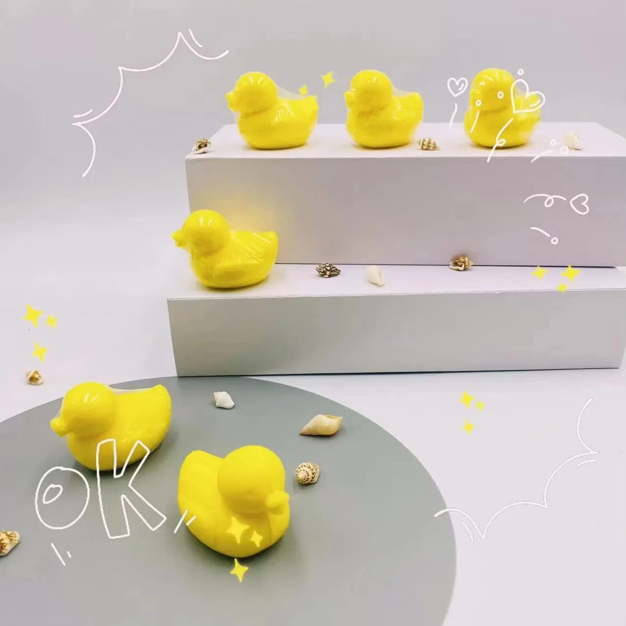 China Manufacture Luxury Hotel Soap Duck Shapes Hotel Disposable Soap